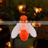 Solar Honey Bee LED String Lights Christmas Outdoor Garden Decoration Fairy Lights Garland thumbnail-2