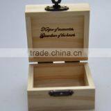 Natural Color Unfinished Burnt Stamp Logo Wooden Boxes,hinge Box Wood Accept OEM thumbnail-4