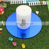 Decorative Beveled Edge Mirror Candle Plate thumbnail-2