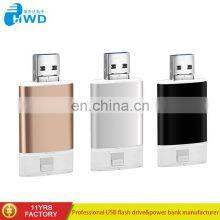 2019 Best Selling Product Push-and-pull Usb Flash Drive For Iphone for Android for Computer 3 in 1 USB Stick 64gb thumbnail-3
