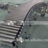 derma roller conveyor Flexible Gravity Roller Conveyor