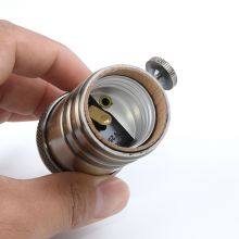 E26/E27 Light Socket Bulb Holder Antique Retro Lamp Light Brass Pendant Fittings Lampholders Fixture Vintage Lamp Socket thumbnail-4