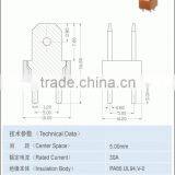 Pitch 5.00 x 5.00mmTerminal Accessory Brass Terminal Rated Current 30A thumbnail-2
