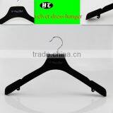 Velvet Hanger Black Wide Shoulder Plastic Hanger for Clothes Quality Choice Supplier's Choice thumbnail-3