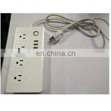 Wholesale Surge Protector Voice Control Extension Power Line Smart Plug WiFi Wall Socket UK thumbnail-4