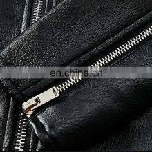 Wholesale Custom Logo Windbreaker Jacket Windproof Polyester Men's Leather Jackets thumbnail-3