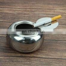 High Quality Stainless Steel Modern Tabletop Ashtray With Lid Indoor thumbnail-2