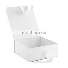 Black Bow Closure Cartons Folded Paper Moving Boxes With Custom Printing Design Large Size Paper Folding Box thumbnail-5