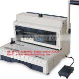 NanBo ET8809 Lower Price Factory Twin Ring Binding Machine, Twin Spiral Binding Machine