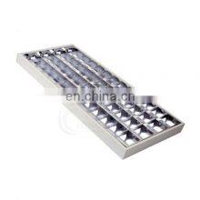 Louver 2x18W T5 T8 AlumInum Reflector Surface Mounted LED Grille Lamp