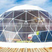 10m Geodesic Dome Tent Inflatable Dome Canvas Camping Tent For Sale thumbnail-5