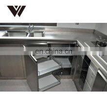 Weldon Custom Stainless Steel Commercial Kitchen Cabinets Designs thumbnail-4