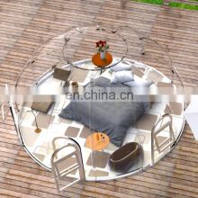 Fashion newest design resort bubble tent transparent prefabricated dome houses