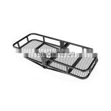 Heavy Duty Hitch Mount Luggage Carrier for Toyota Tundra Folding Rear Cargo Rack Basket thumbnail-3