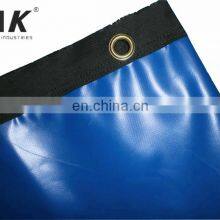 Venda direta da fábrica. Coberturas de lona de PVC resistentes, impermeáveis, azuis, com 1000D e 610gsm, à prova de fogo, para caminhões e barracas. thumbnail-5