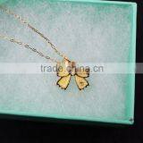 2015 Factory Direct Sell Personality Latest Design Fashion Valentine's Gift Bowknot Pendant Necklace Costume Jewelry Necklace thumbnail-4