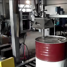 Large-Capacity 200L IBC Rocker Arm Chemical Liquid Filling Machine With Stainless Steel Construction for Lubricating Oil thumbnail-2