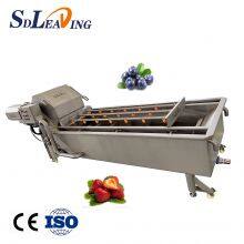 Vegetable and Fruit Washing Machine Bubble Cleaning Cabbage Lettuce Pepper Washer for Vegetable Processing Plants thumbnail-1