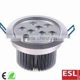 9*1W Epistar Ceiling Led Spot Lights ce Rohs Aluminun Body LED Ceiling Lights