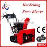 Single-handed Gasoline Track 13HP Snow Blower Rubber Track Jinhua Wuyi
