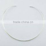 Handmade Sterling Silver Choker Classy Silver Jewelry thumbnail-1