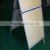 Double Sided A Frame Sidewalk Advertisement Stand Market Pavement Snap Display thumbnail-2