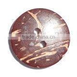 2-hole Laser Engraved Decorative Wood Buttons for Garment/clothing