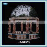Hand Carved Natural Stone Gazebo With Solid Roof thumbnail-1