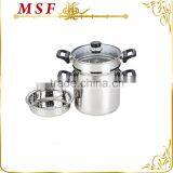 MSF-3477 Durable Stainless Steel Steamer Set 20cm, 24cm Stainless Steel Pasta Pot Set to America & South America thumbnail-3