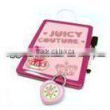 Lock Diary/secret Diary/girl Diary Fashion Hoodie Notebook for Promotion