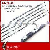 With 18 Years Experience Hot Selling Pure Carbon Super Hard Hand Pole Streams Lures Fishing Rod