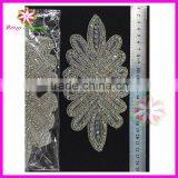 Hot Sale Latest Crystal Rhinestone Applique, Beaded Bridal Trim for Wedding Dresses China Manufacturer thumbnail-4