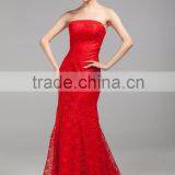 Women's Sweet Red Off The Shoulder Dress thumbnail-1