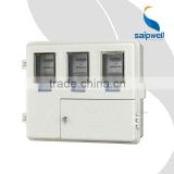 SAIP/SAIPWELL New Product Smart Card Electricity Meter Enclosure Three Phase Electric Meter Box