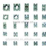 Aluminium Assembly Line Profile Anodized Natrual Matt Silver thumbnail-1