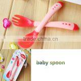 C081 Silicone Part Special Color Changing Baby Spoon thumbnail-1