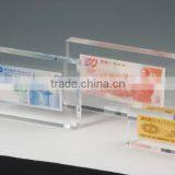 Two Clear Acrylic Soli Block Embedment With Hot Seamless Skill