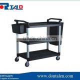 Utility Trolley 3 Shelf Kitchen/ Restaurant / Catering with 2 Buckets
