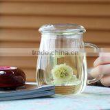 Three-piece Multifunctional Tea Cup With Filter Cup,unbreakable Glass Cups,double Wall Glass Tea Cup thumbnail-3