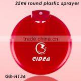 25ml Red Plastic Perfume Atomizer