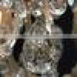 Antique Retro Cheap Classical French Iron Bronze Brass Wall Sconce Crystal Chandelier thumbnail-3