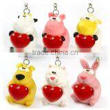 Custom Animal Keychain Squeeze ,OEM Pvc Squeeze Keychain Animal,3D Cartoon Eyes Pop Out Keychain thumbnail-6