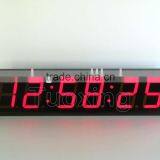 4 Inch 6 Digit Giant LED Wall Clock