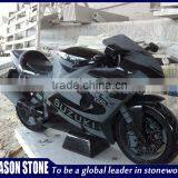 2013 Marble Black Motorcycle Statue thumbnail-1