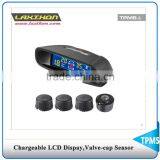Desktop LCD Display Valve-cap Sensor Car Auto Tire Pressure Monitor