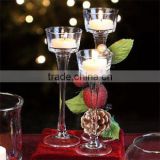 Clear Glass Candle Holder Wedding Centerpiece                        
                                                Quality Choice