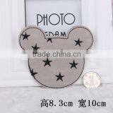 Mouse Shape Embroidered Star Patches For Bags,Custom Patches thumbnail-3