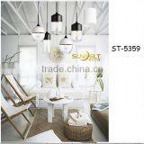 ST-5359-D Sunbelt Sputnik Santa Claus Head Light Clear Glass Pendant Lamp thumbnail-5