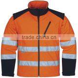 ORANGE HIV VIS SAFETY JACKET/WARNING CLOTHING thumbnail-1