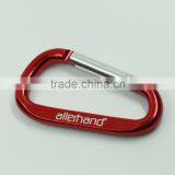 Wholesale D Shaped Lead Free Pantone Code Flat Carabiner Clip With Printing Logo thumbnail-2